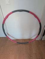Hula Hoop Fitnessreifen Pink Grau in guter Zustand