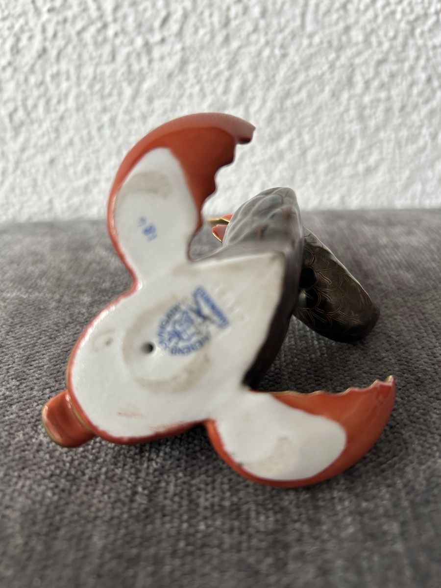 Herend Statuette: Herend Delfin Figur  - Top ! – Usato da Hofstetten SO venduto da Treasurefinds 4