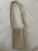 Tasche beige neu mit Gurt für Handy