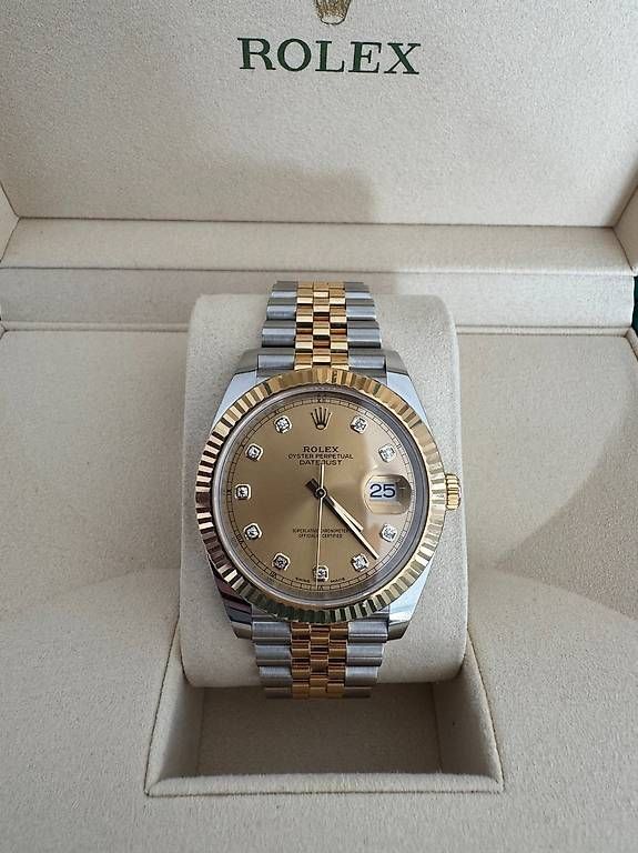 Uhren: Rolex Datejust 41 Full Set  Original Diamant-Zifferblatt – Gebraucht aus Kreuzlingen von tim_trautwein 1