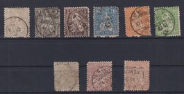 LOT Sitzende Helvetia, weisses Papier++++