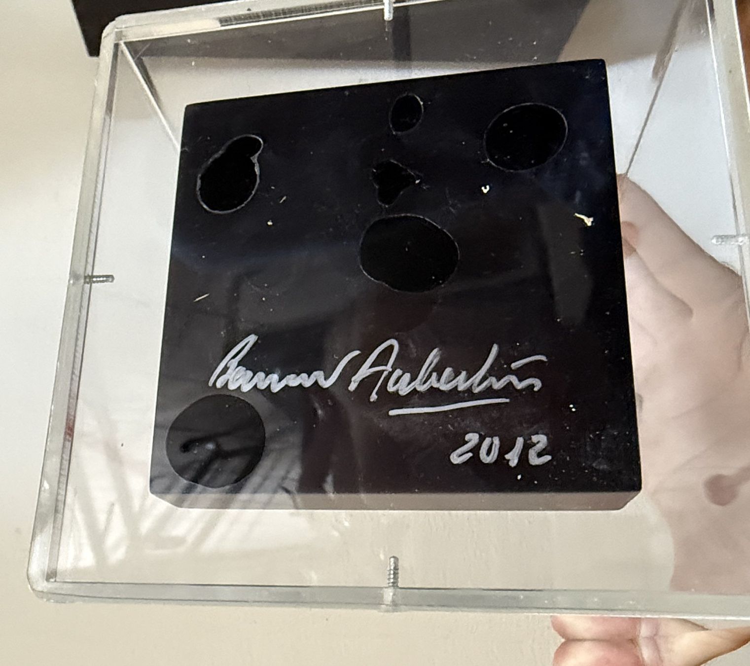 Gemälde: Bernard Aubertin - Clou géant, 2012. Technik: Eisen, Farbe. – Gebraucht aus Ponte Tresa von 11GalleriaAlterEgo11 1