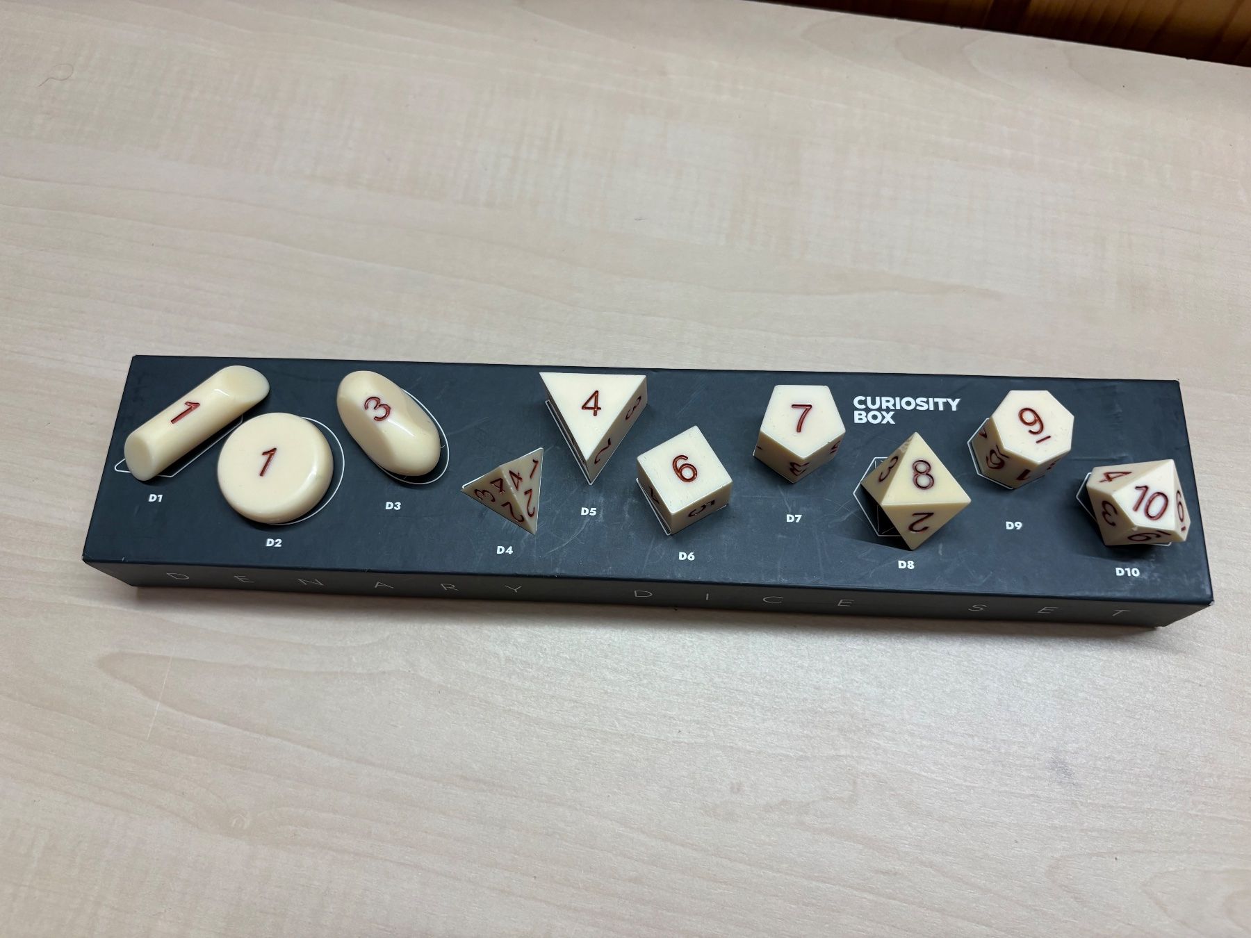 Giochi: THE CURIOSITY BOX The Denary Dice Set – Usato da Rümligen venduto da Sibill 4