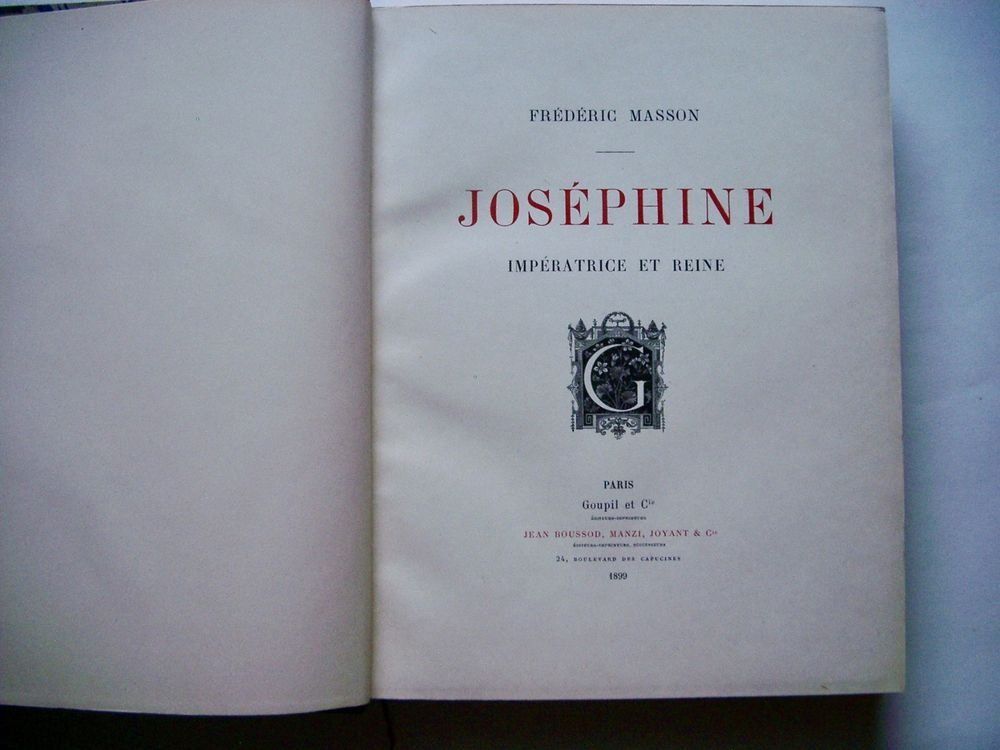 Libri: Josephine, Kaiserin und Königin – Usato da Winkel venduto da Gallica 4