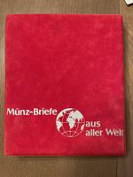 Münz-Briefe Sammlung 1980er Jahre - aus aller Welt im Album