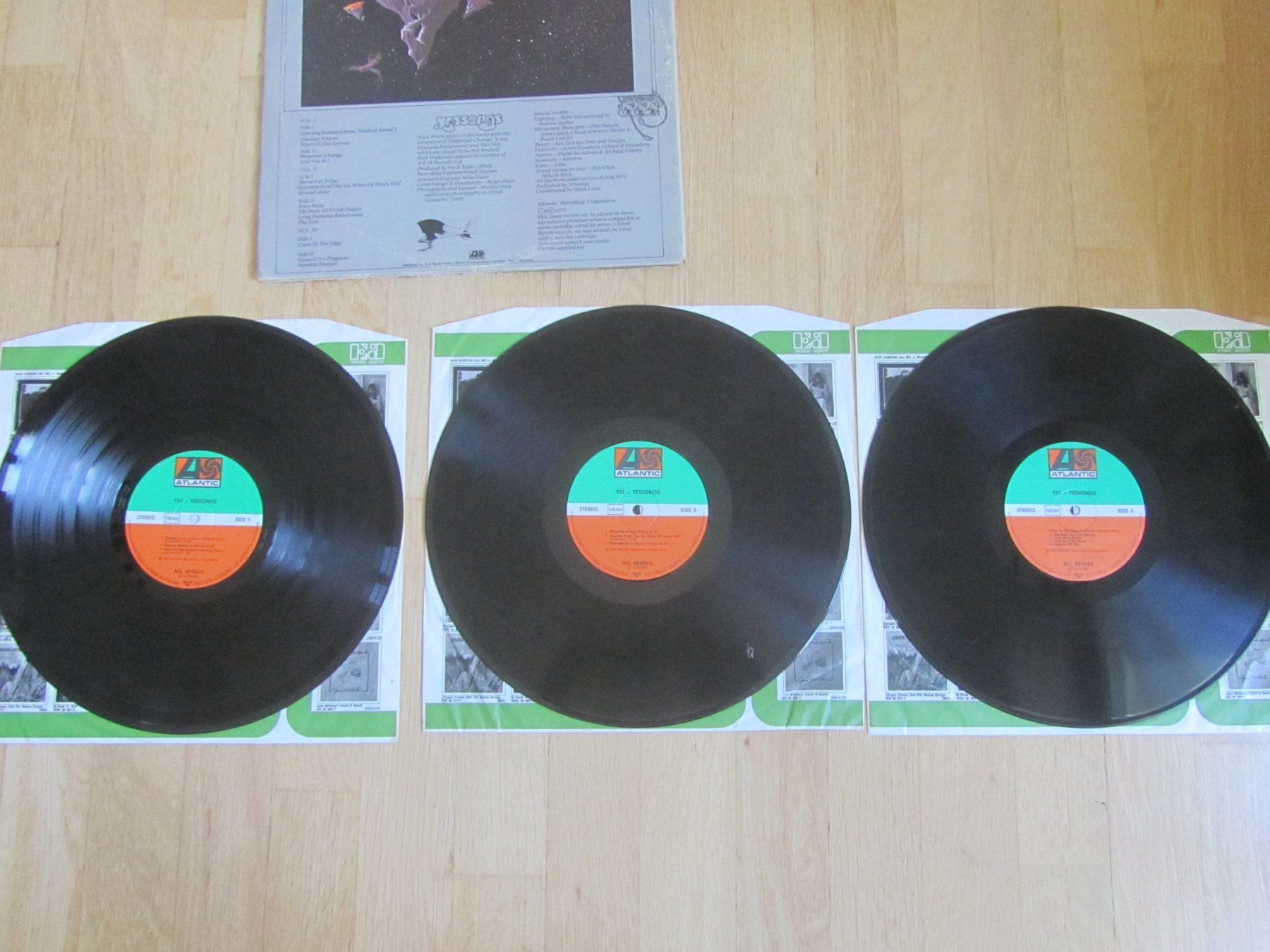 Schallplatten: Yes - Yessongs - Atlantic Triple LP – Gebraucht aus Seengen von mikelele 5