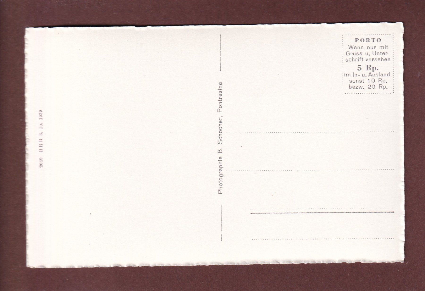 Cartoline postali: Restaurant Unterer SCHAFBERG - Piz Palü – Usato da Pully venduto da nicecards-shop 1