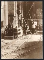 Fotografie Ansicht Mainz, Kleinbahn-Lore