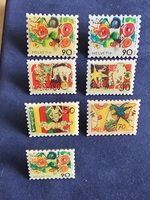 Briefmarken 7 Pin-Set Schweiz Zirkuswelt 1992