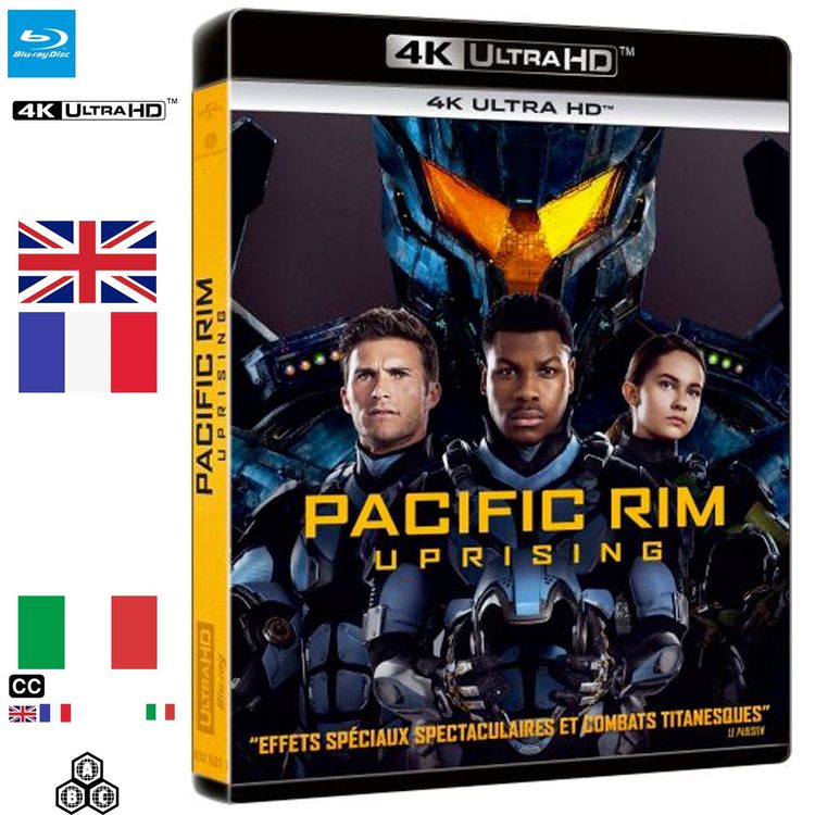 Pacific Rim : Uprising (2018) - 4K UHD + Blu-ray (D'occasion) à ...