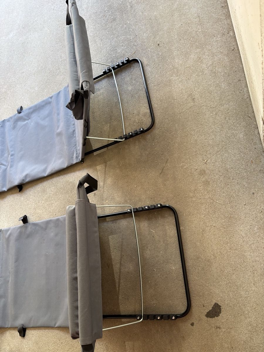 Chaises longues: 2x Chaises longues pliables camping – D'occasion à Villarimboud par hampton2012 1