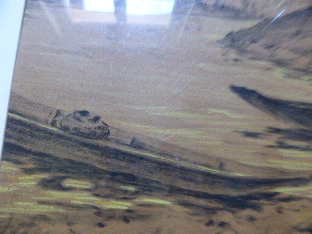 Dipinti: Karl Bartels,original Kreidebild,Flusslandschat mit Booten – Usato da Lausen venduto da liesfisch 3
