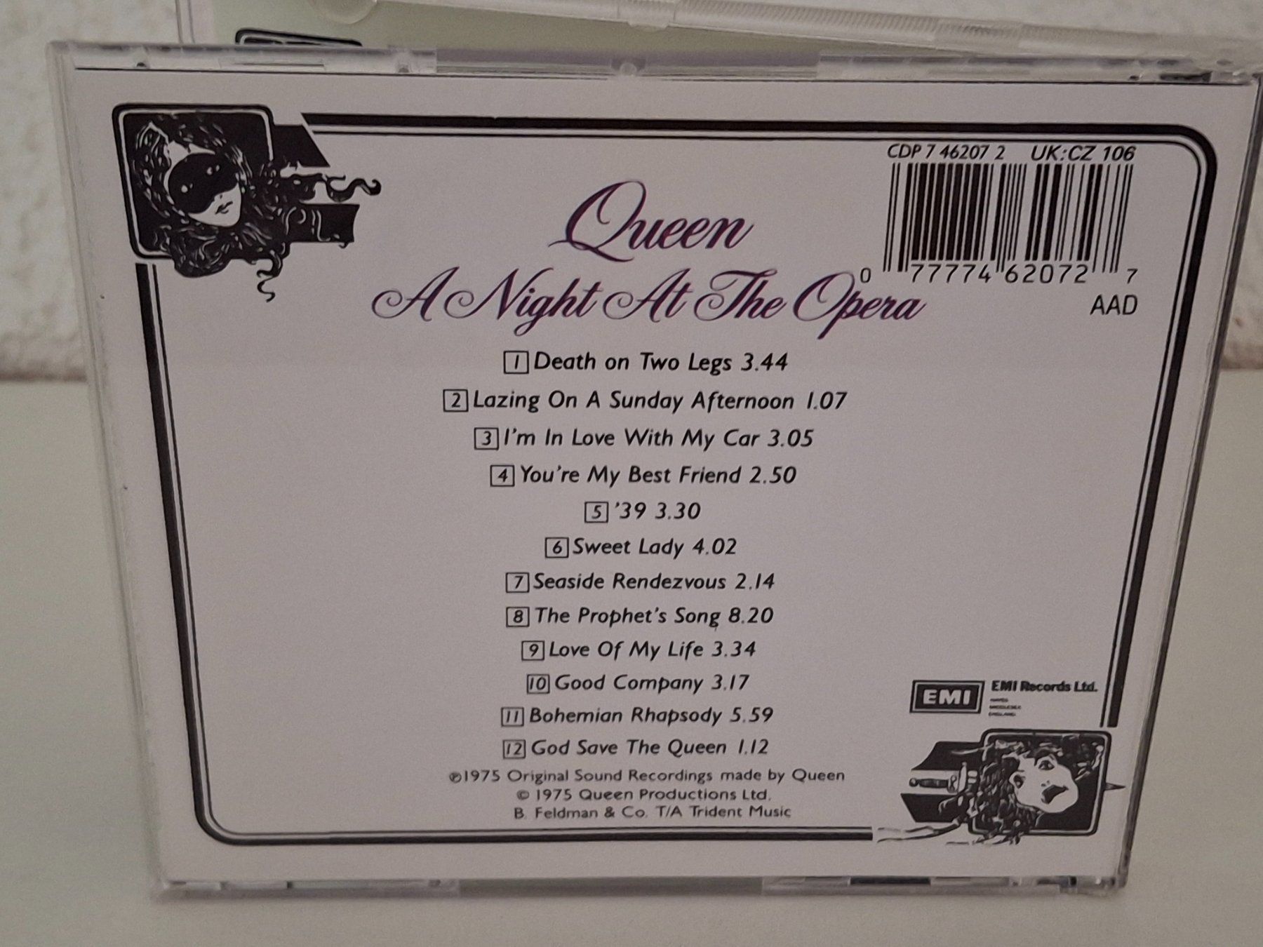 CD: CD Queen -  A Night At The Opera – Usato da Aarberg venduto da Jackup1 1