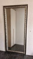 Grosser Barock Spiegel 190 x 90cm mit silbernem Rahmen