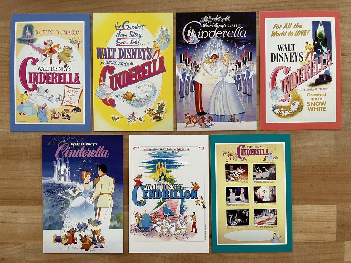 Ansichtskarten: AK Serie von Walt Disney / Cinderella – Neu (gemäss Beschreibung) aus Rümlang von euqinom16