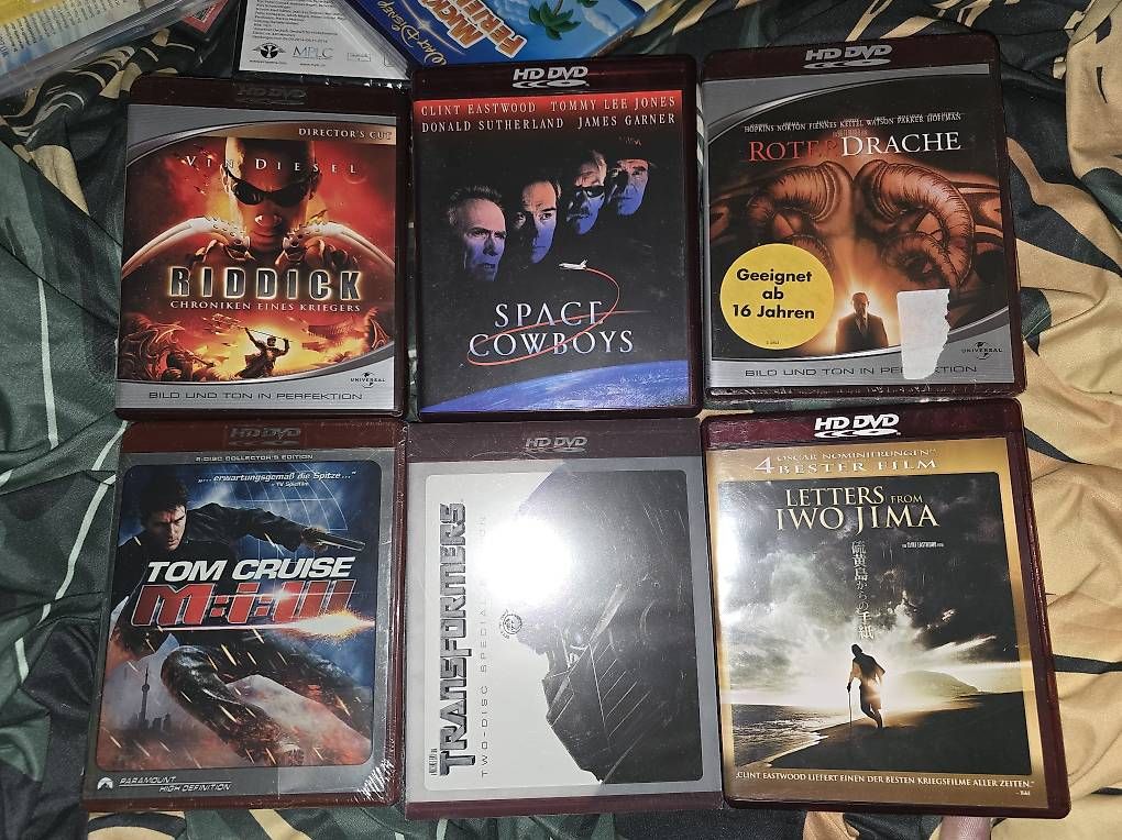 Tutti i DVDs: HD DVD teils orginal Verpackt. – Usato da WALDENBURG venduto da Meiling2