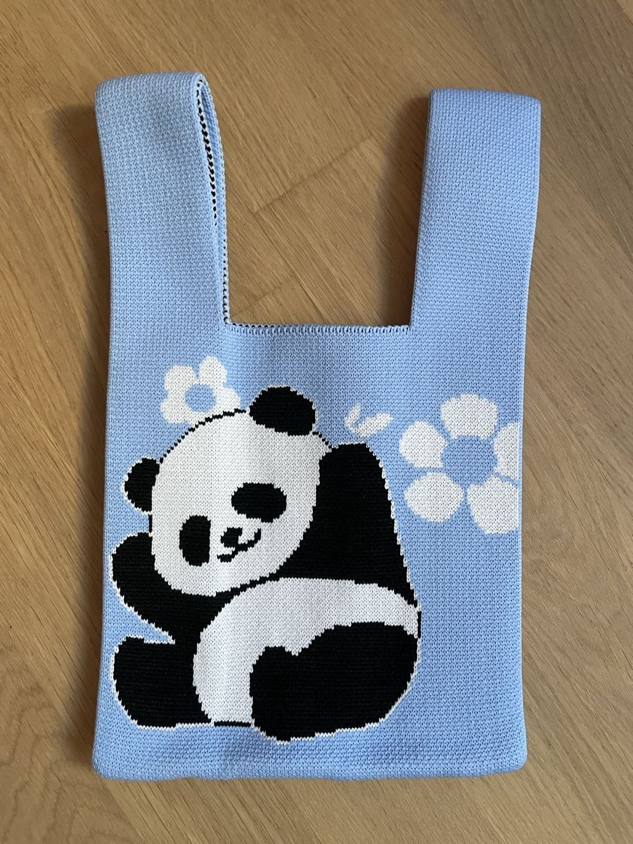 Borse da donna: Handtasche Panda Motiv hellblau – Usato da Luzern venduto da Mona516
