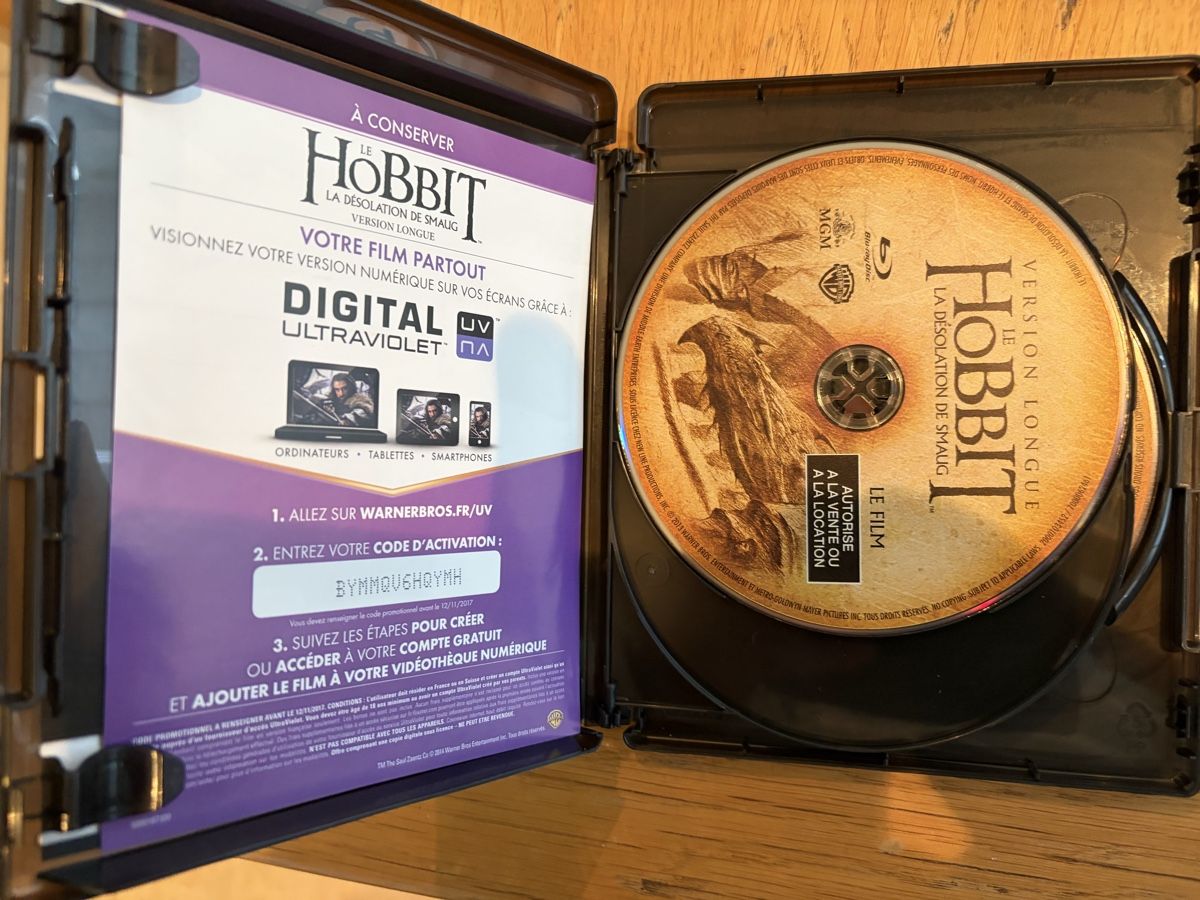 Tutti i DVDs: dvd blu-Ray Hobbit version longue  – Usato da Echallens venduto da JAR69 4