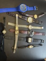 Lot de montres vintage variées
