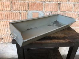 Stahl-Box, Sichtlagerkasten, Werkzeugbehälter, Industrial De