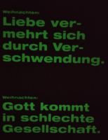 Postkarten / Ansichtskarten fluoreszieren / Weihnachten