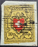 Rayon II gelb Zst16II 3seitig vollrandig D sign. Hermann