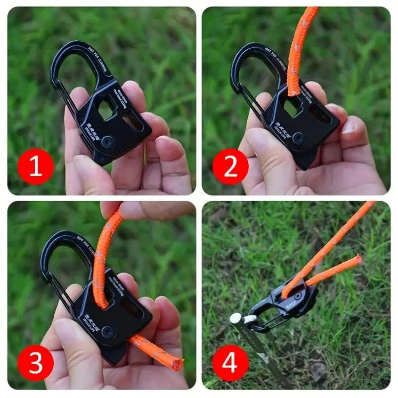 Attrezzatura da arrampicata: Selbstsicherndes Bindeseilspanner Karabiner – Usato da Gurmels venduto da meinealltagshelfer