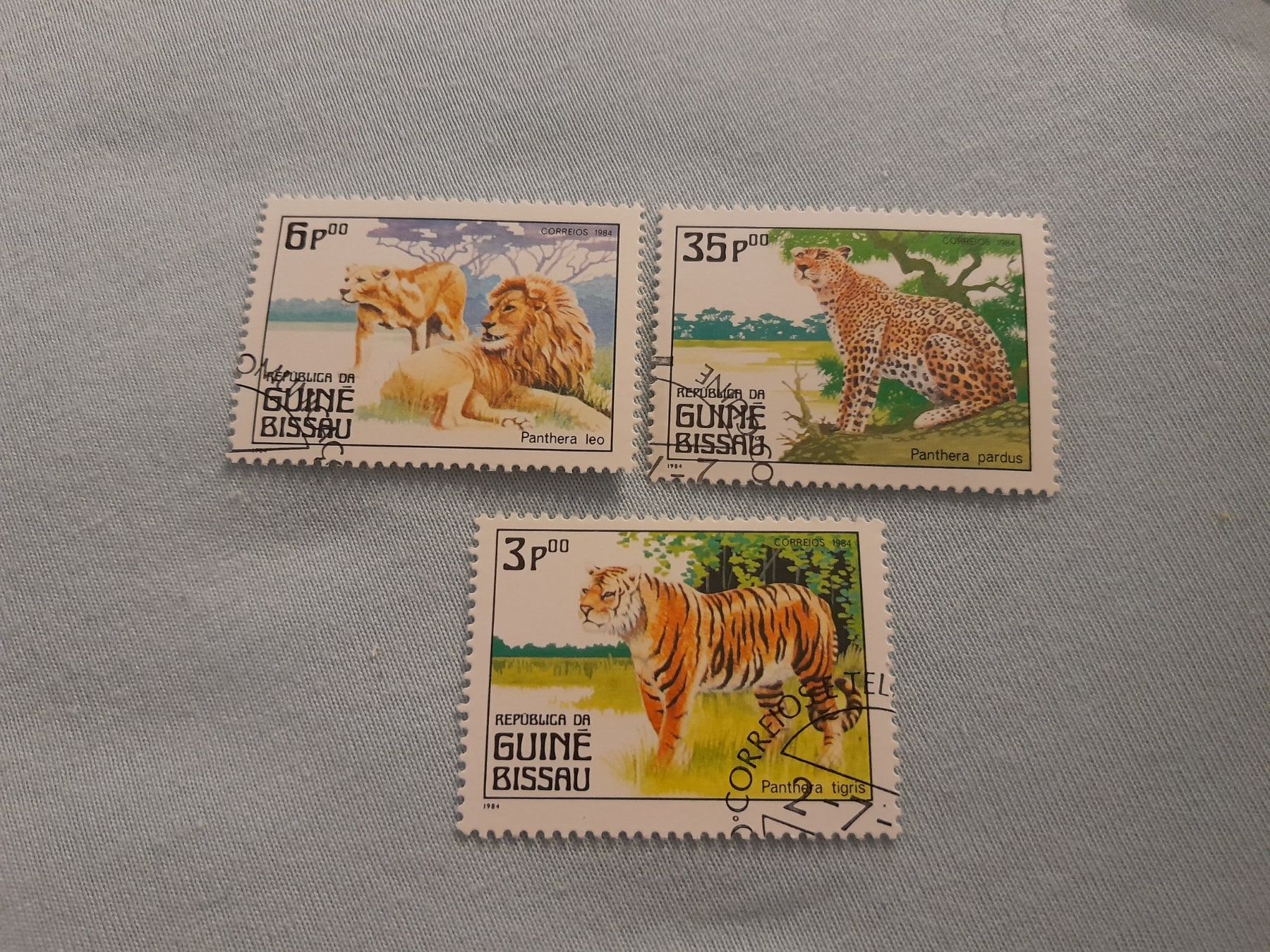 Alle Briefmarken: Guinea Bissau Wildkatzen – Gebraucht aus Marly von globetrotter1723
