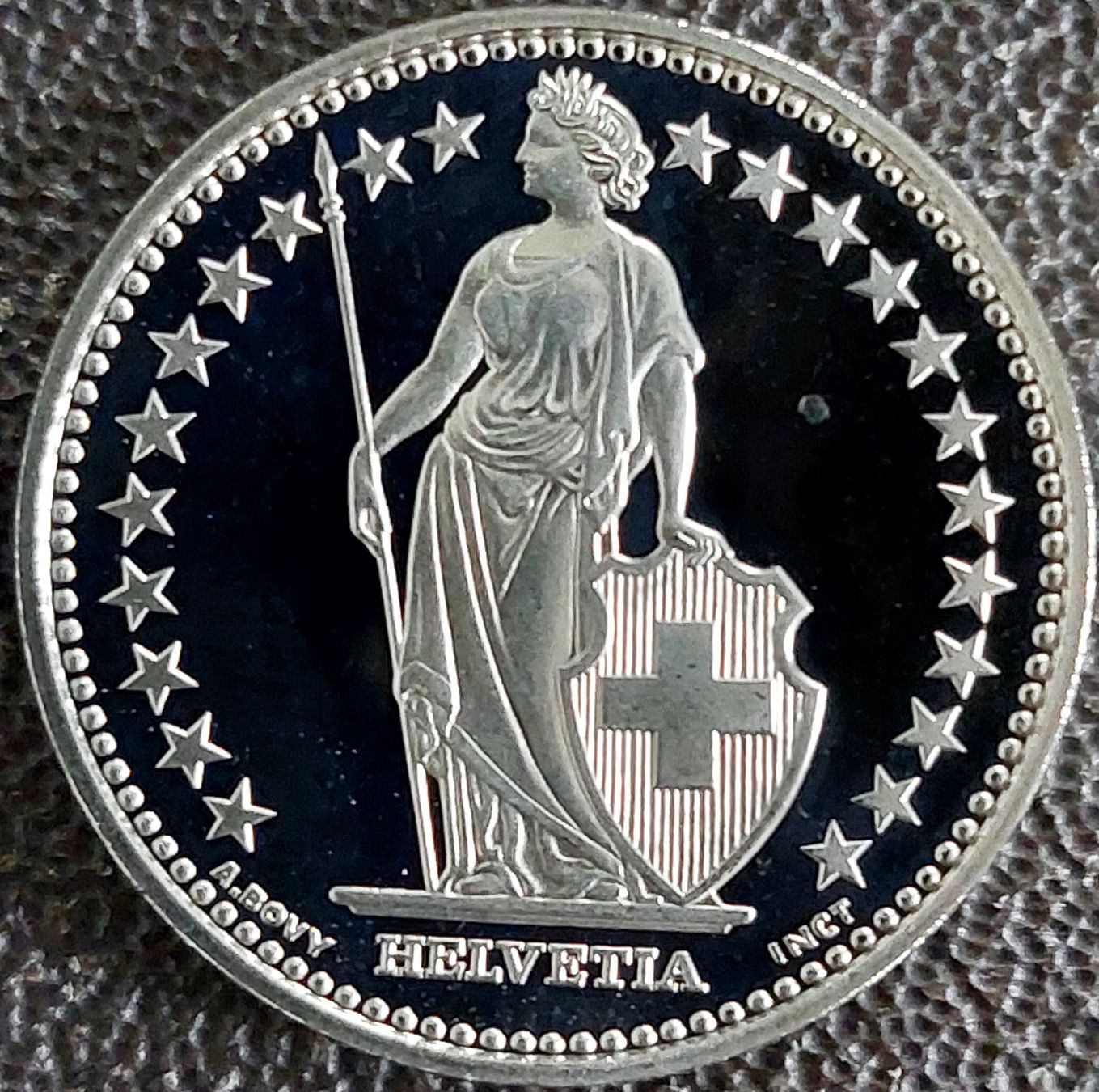 Tutti le monete: 1 Franken 2002 stgl. / aus Münzsatz – Nuovo (secondo la descrizione) da Arch venduto da coinsandmore 1