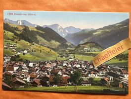 Alte Ansichtskarte von Zweisimmen - Seltenes Sammlerstück!