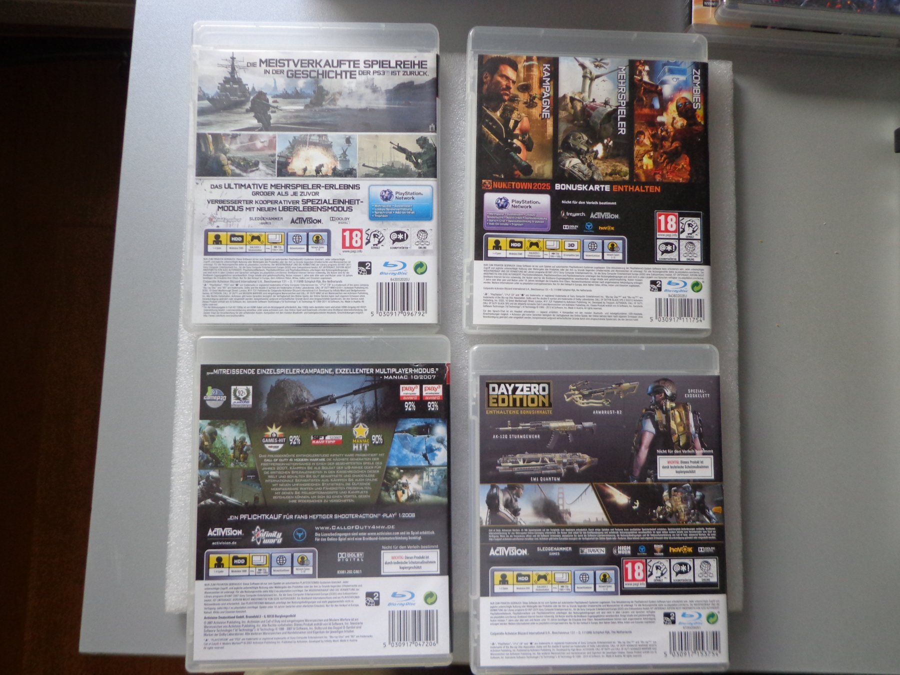 Sony Jeux: PS3, 4 Spiele – D'occasion à Hinterkappelen par Roku5 7