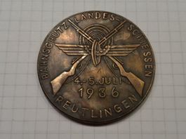 Medaille 1936, Reutligen Landesschiessen , 40mm