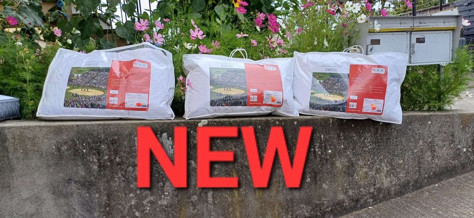 Cuscini: Coussin literie1350gr.bonne qualité – Nuovo e nell'imballaggio originale da Payerne venduto da jea_m6nb 6