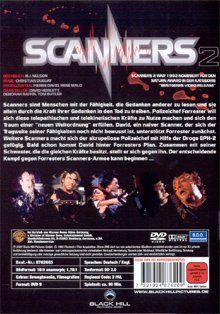 Tutti i DVDs: Scanners II       Originalverpackt – Nuovo e nell'imballaggio originale da Ebikon venduto da Moviefreak01 1