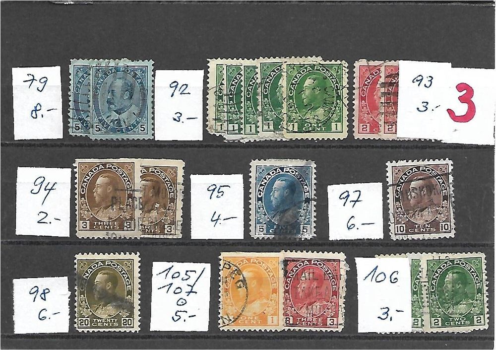 Canada ab 1870 Schöne Auswahl ab Fr. 5.00 Kaufen auf Ricardo