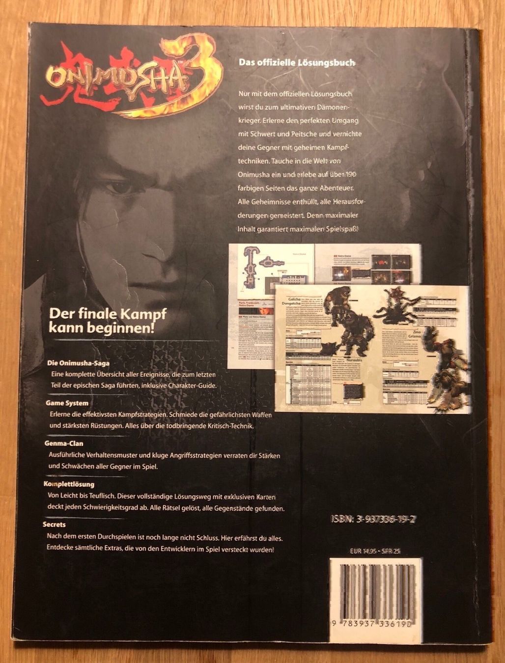 Jeux: Onimusha 3 Lösungsbuch – D'occasion à Kestenholz par Inna09 1