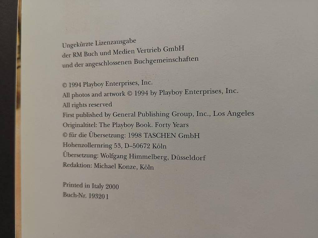 Libri: Das Playboy Buch Jahrgang 2000 – Usato da Frauenkappelen venduto da Egerheim 4