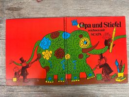 Opa und Stiefel zeichnen mit SCAPA, 1. Auflage 1976