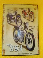 Metallschild Motorräder BSA