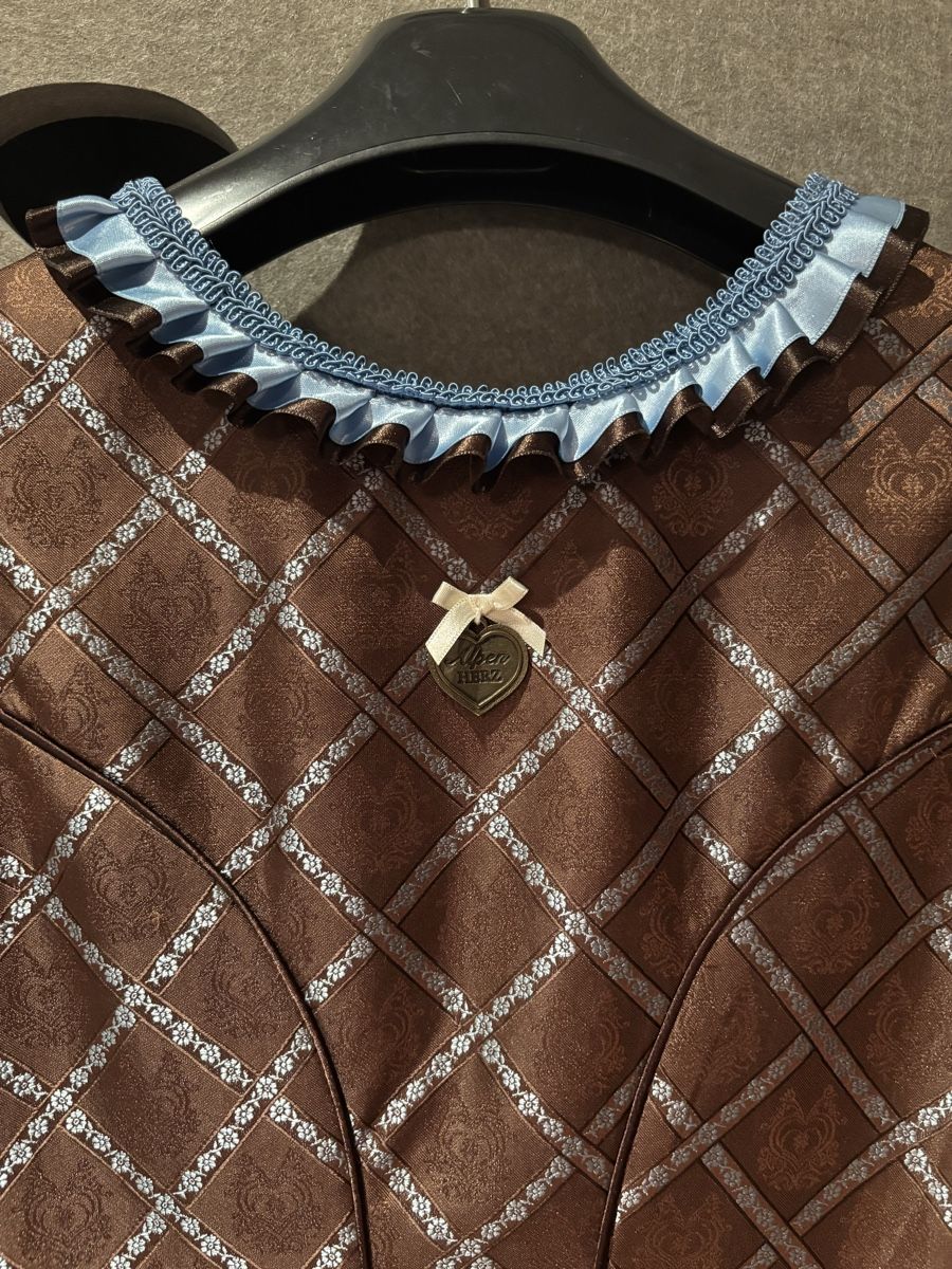 Vestiti: Dirndl Gr. 34 Braun/Blau von Alpenherz – Usato da Bottighofen venduto da lwa_11686 3