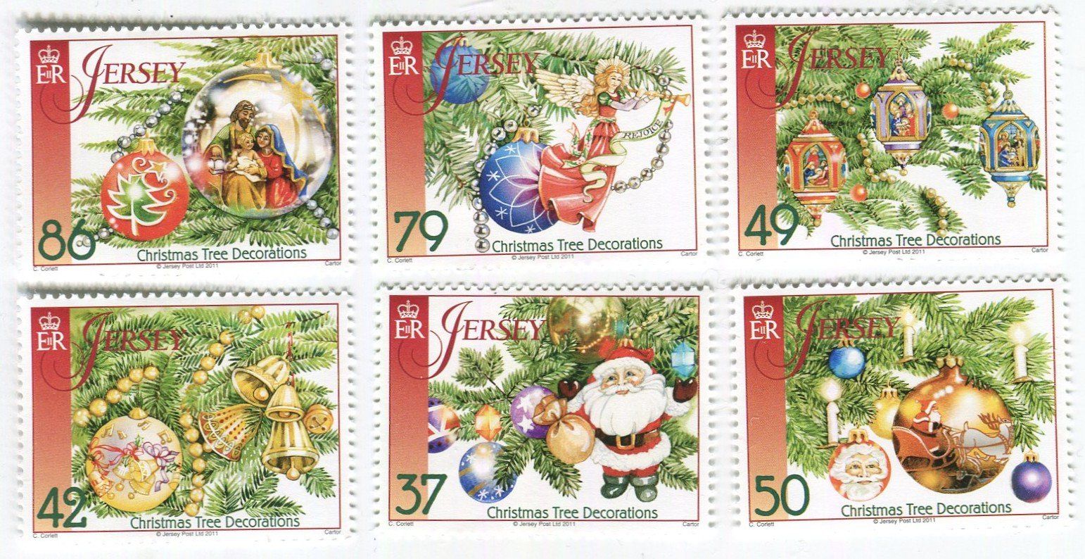 Tutti i francobolli: Briefmarken "Weihnachten". Jersey – Nuovo e nell'imballaggio originale da Basel venduto da Butsch5