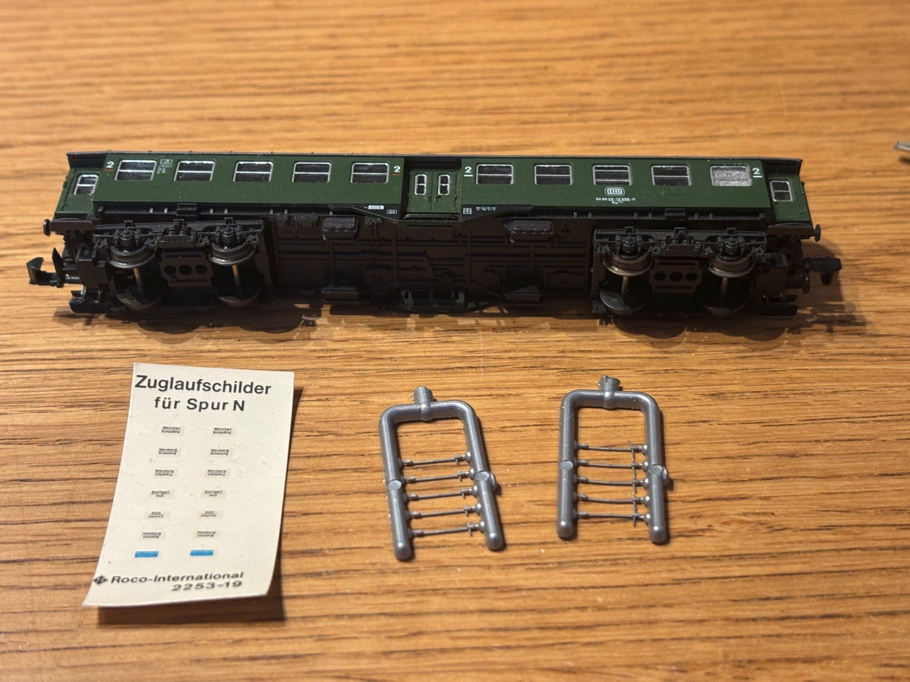Modelleisenbahnen: e1774: Oldtimer Personenzug (Spur N) – Gebraucht aus Birsfelden von Birs_25 4