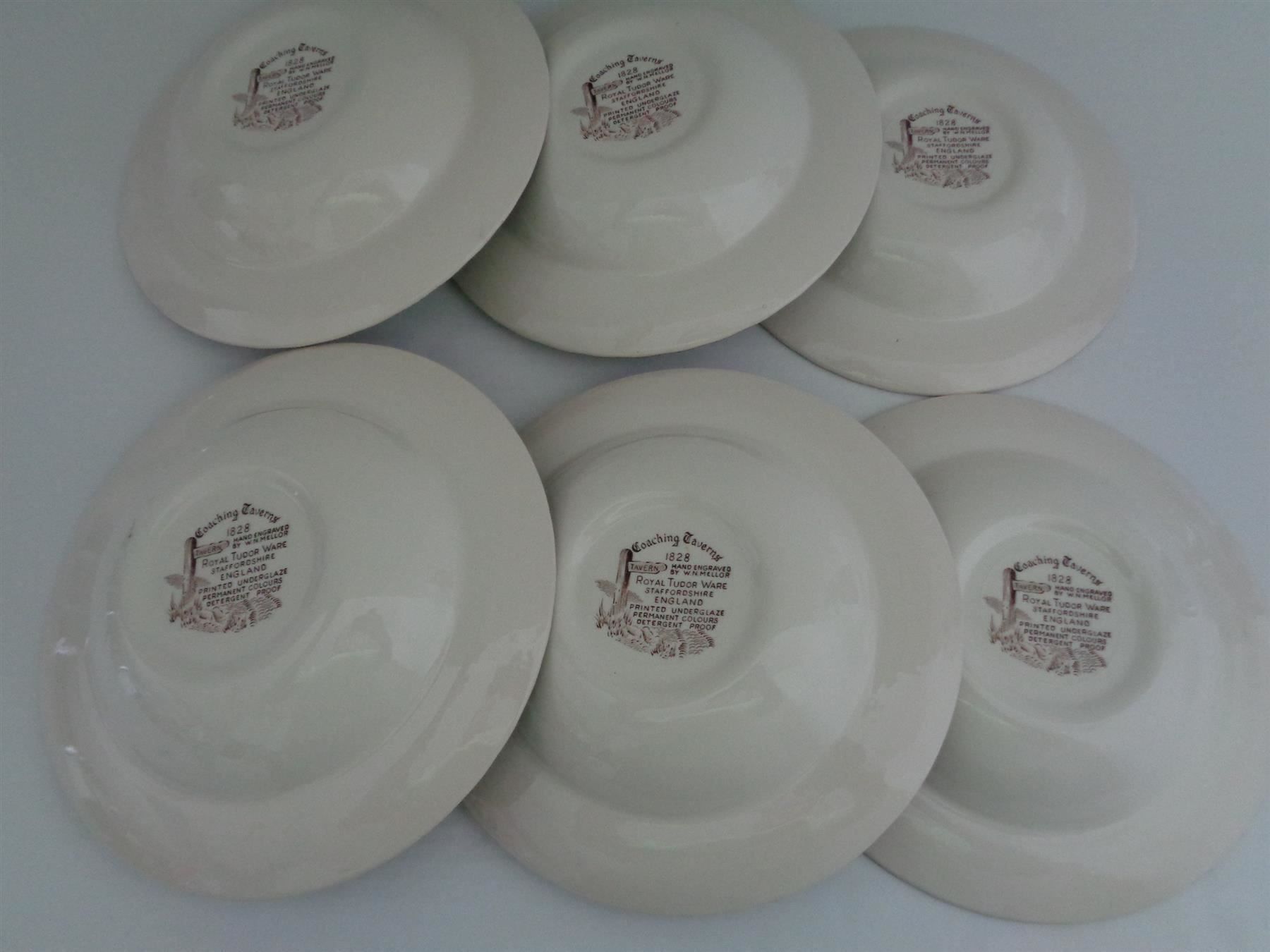 Piatti: 6 Suppenteller Royal Tudor Ware England – Usato da Chur venduto da omonia 7