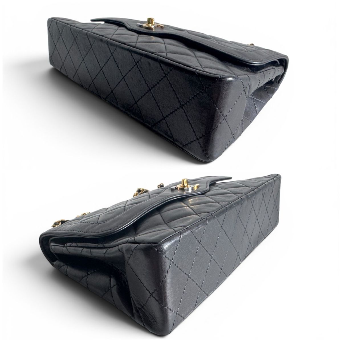 Chanel Borse da donna: CHANEL Lambskin Quilted Medium Double Flap Tasche – Usato da Kriens venduto da hannaandkiko 8