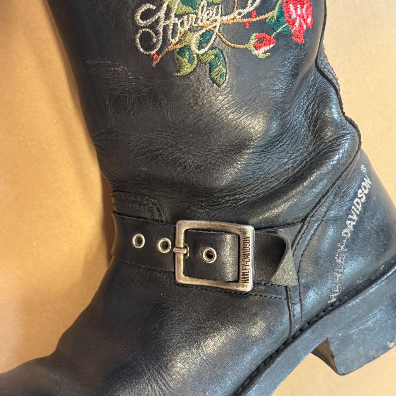 Harley-Davidson Damenschuhe: Harley Davidson beautiful leather boots 39 Condition 6/10 – Gebraucht aus St. Gallen von sourced_limited 5