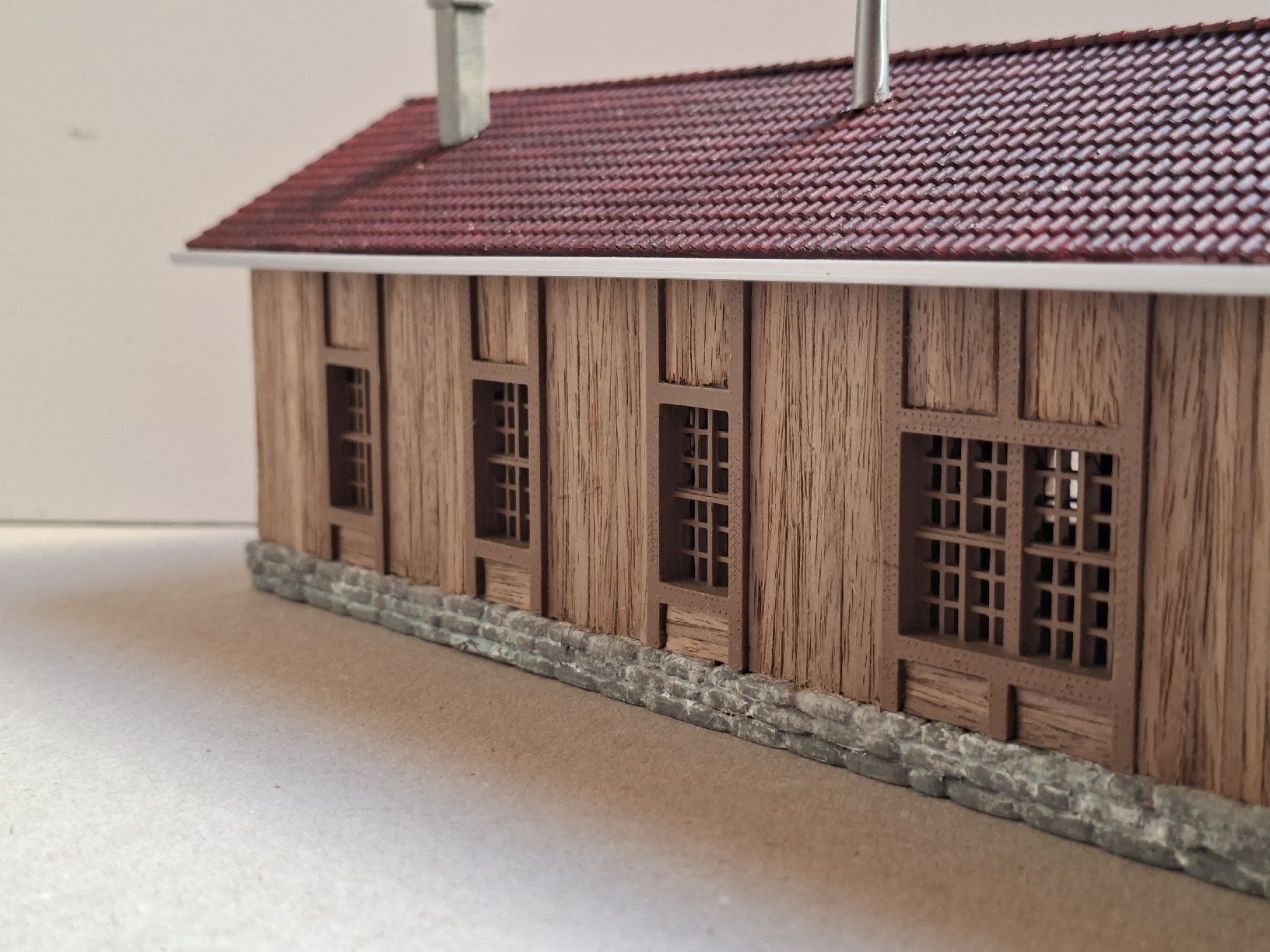 Modellini di ferrovie: Lokschuppen dunkles Holz – Nuovo (secondo la descrizione) da Weisslingen venduto da Moco_mexiko 8