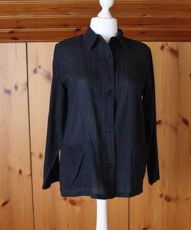 Jacke Sommerjacke ohne Innenfutter MAX MARA schwarz Gr. L