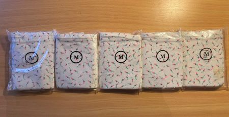 5er Päckli Damenslips Grösse M mit Blumenmuster, Neu!