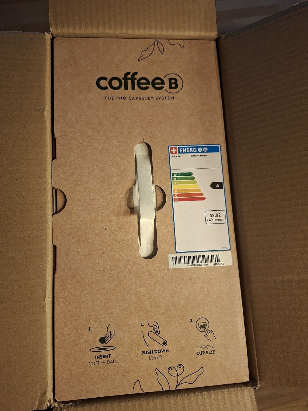 Coffee B Macchine per caffè & Macchine per espresso: CoffeeB HORIZON Kaffeemaschine NEU – Nuovo e nell'imballaggio originale da Oeschenbach venduto da wid_7yqd 2