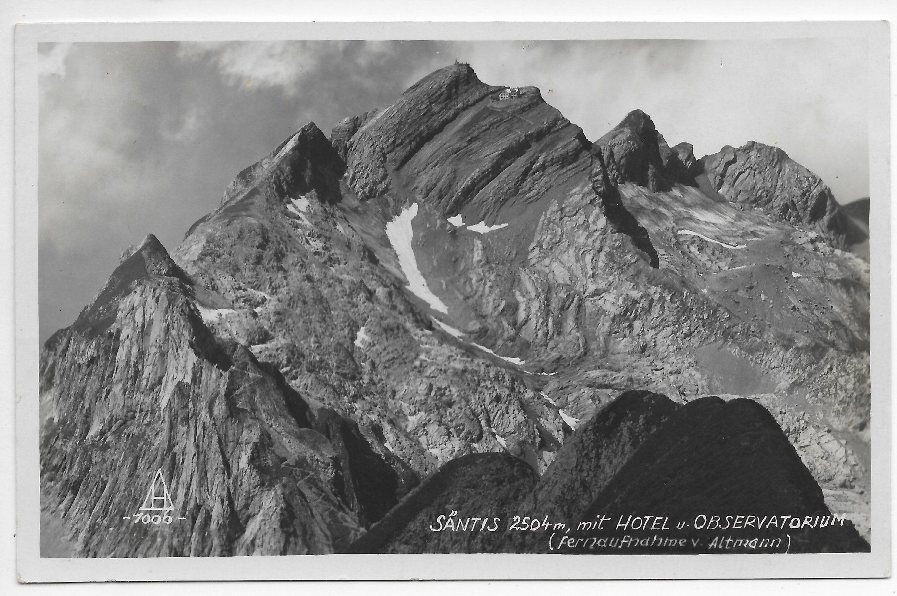Cartoline postali: Säntis mit Hotel & Observatorium – Usato da Hefenhofen venduto da Richsalz